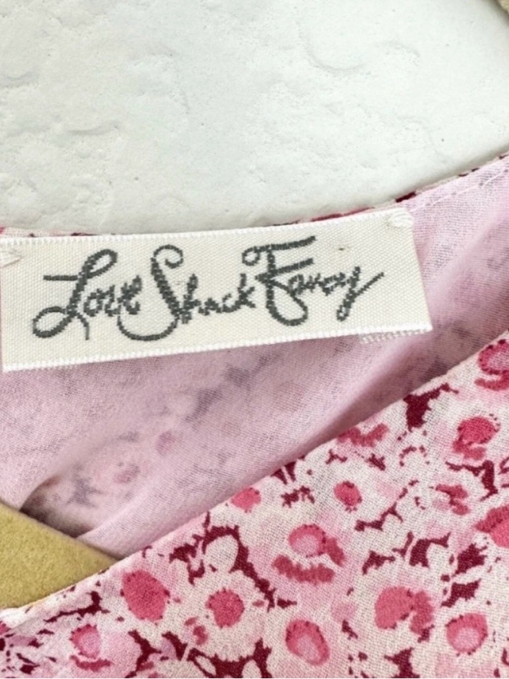 Loveshackfancy Nellie Top floral Pink Blouse NWOT - Picture 7 of 14